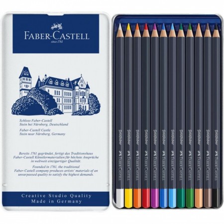 Chì Màu Goldfaber, Hộp Thiếc 12 Màu